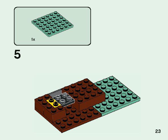 タイガの冒険 21162 レゴの商品情報 レゴの説明書・組立方法 23 page