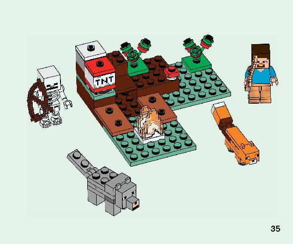 タイガの冒険 21162 レゴの商品情報 レゴの説明書・組立方法 35 page