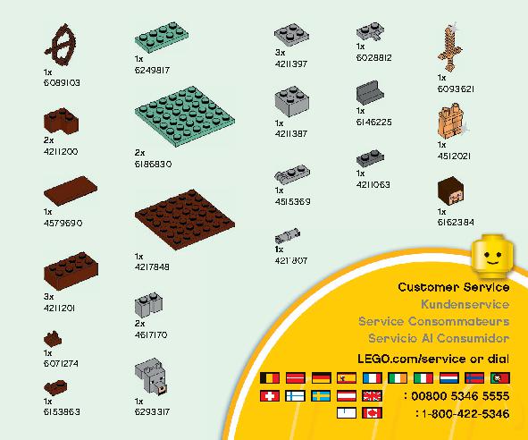 タイガの冒険 21162 レゴの商品情報 レゴの説明書・組立方法 39 page
