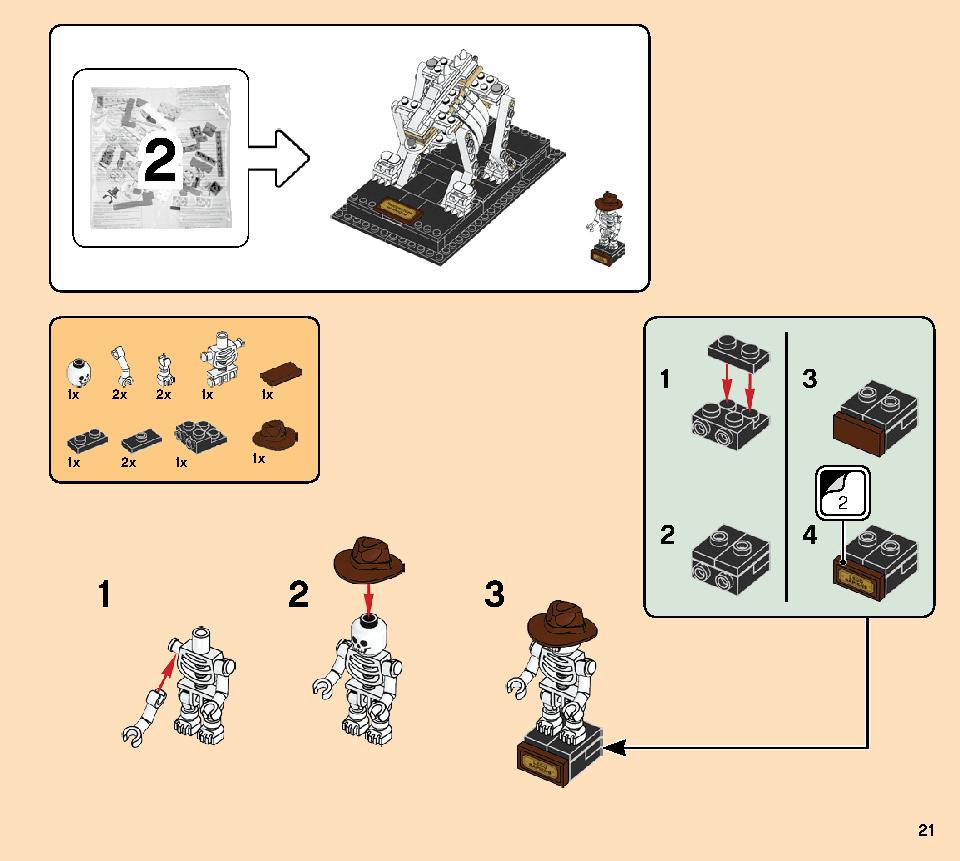 Dinosaur Fossils 21320 レゴの商品情報 レゴの説明書・組立方法 21 page