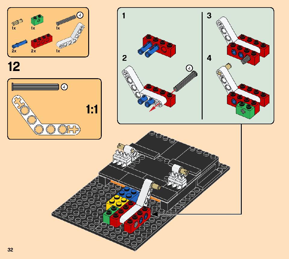 Dinosaur Fossils 21320 レゴの商品情報 レゴの説明書・組立方法 32 page