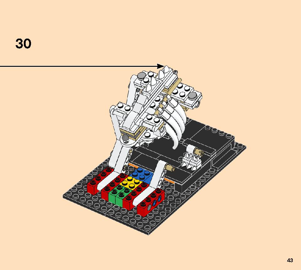 Dinosaur Fossils 21320 LEGO information LEGO instructions 43 page