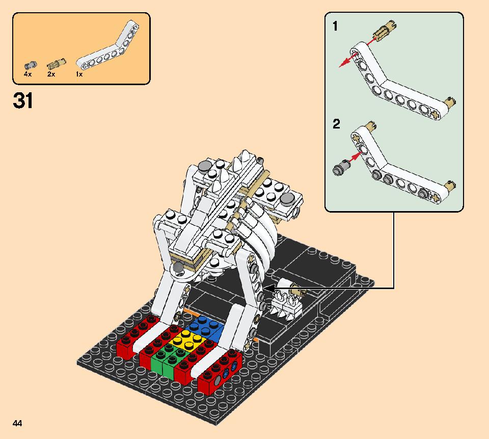 Dinosaur Fossils 21320 レゴの商品情報 レゴの説明書・組立方法 44 page