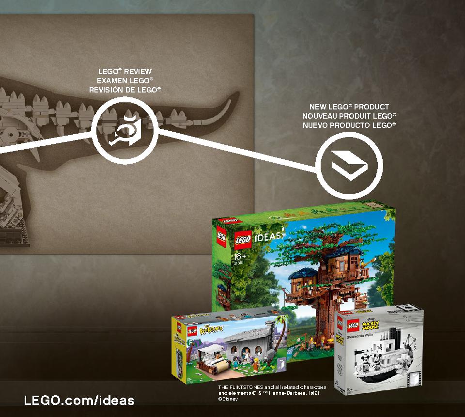 Dinosaur Fossils 21320 LEGO information LEGO instructions 75 page