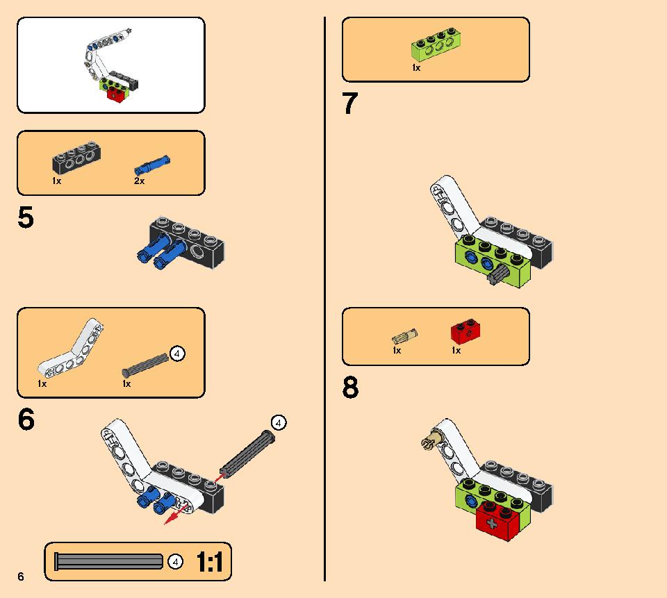 Dinosaur Fossils 21320 レゴの商品情報 レゴの説明書・組立方法 6 page