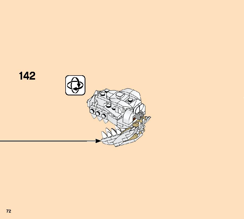 Dinosaur Fossils 21320 レゴの商品情報 レゴの説明書・組立方法 72 page