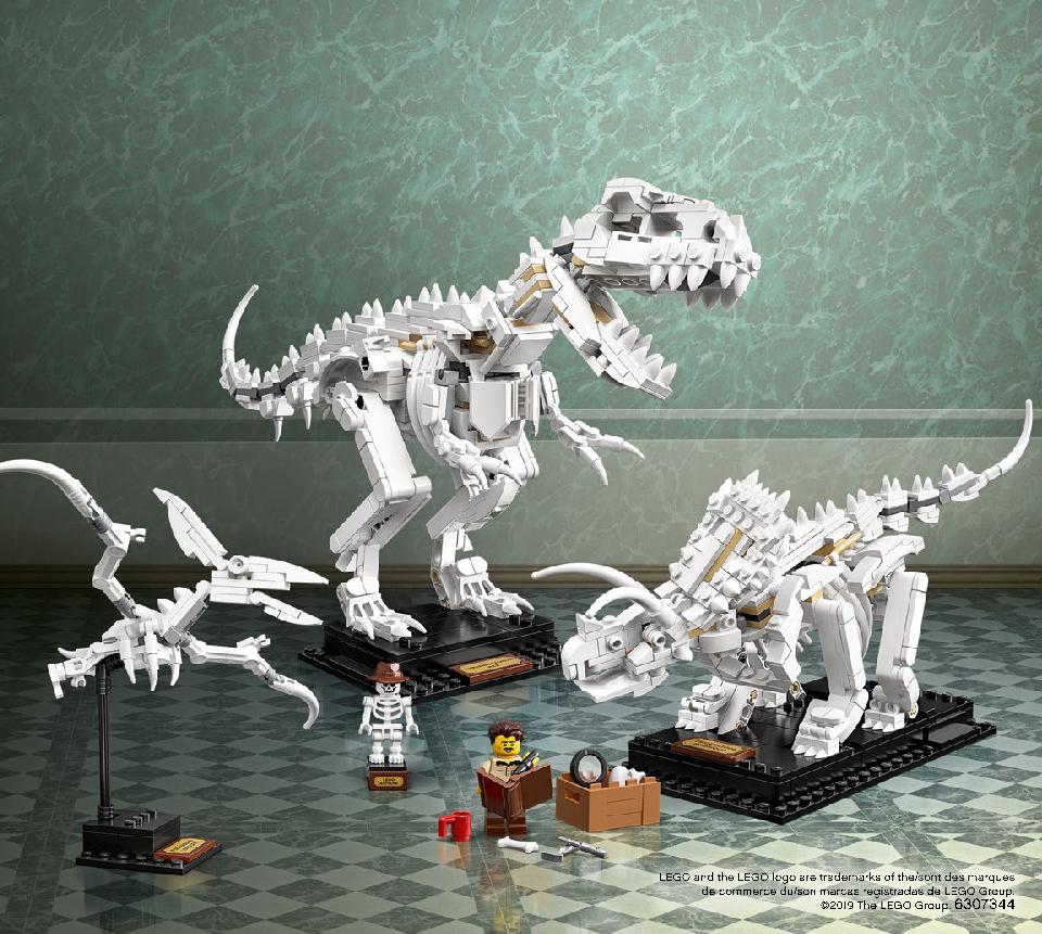 Dinosaur Fossils 21320 LEGO information LEGO instructions 76 page