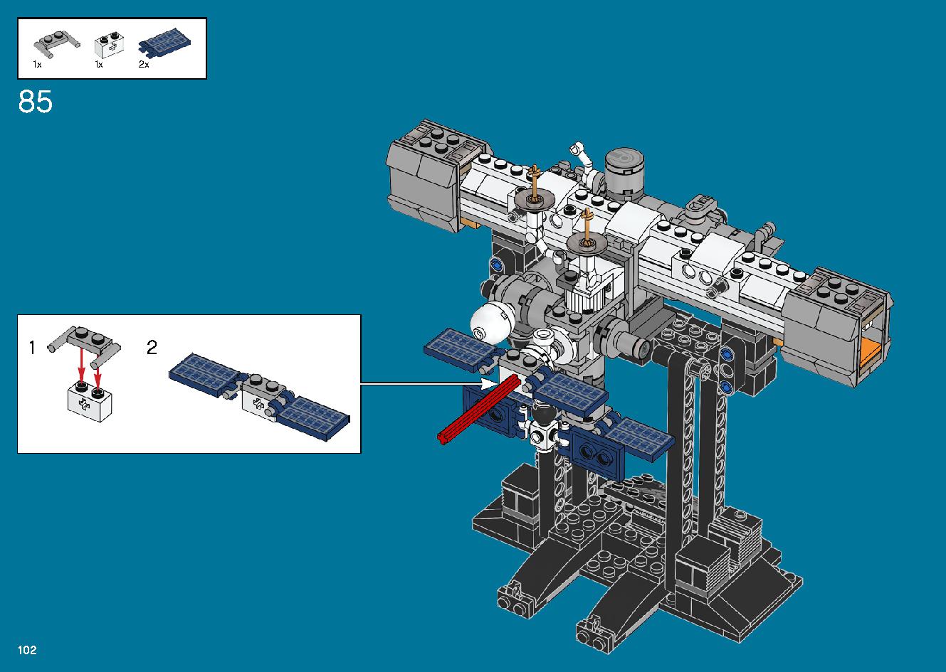 International Space Station 21321 LEGO information LEGO instructions 102 page