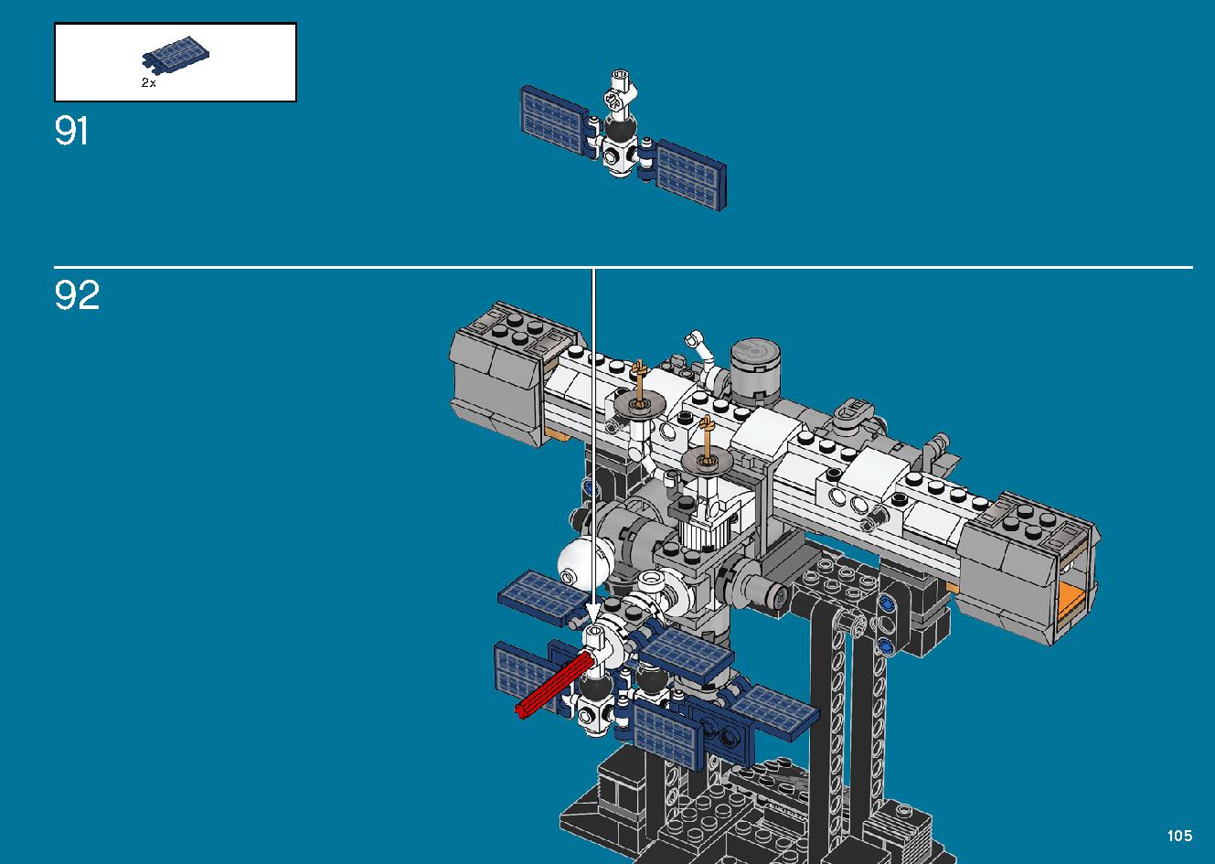 International Space Station 21321 レゴの商品情報 レゴの説明書・組立方法 105 page