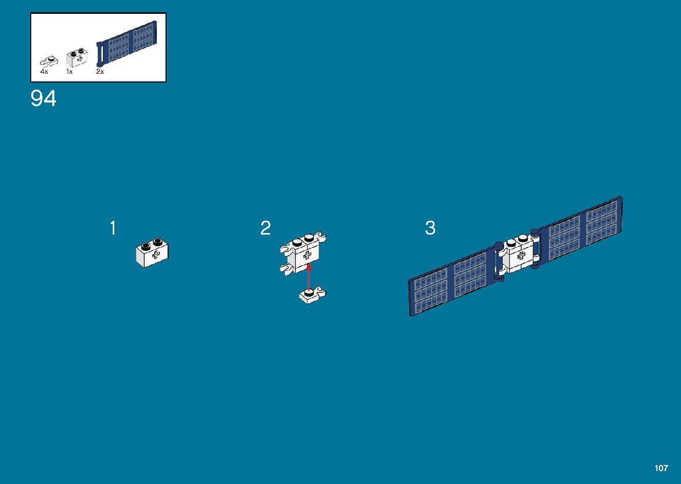 International Space Station 21321 レゴの商品情報 レゴの説明書・組立方法 107 page