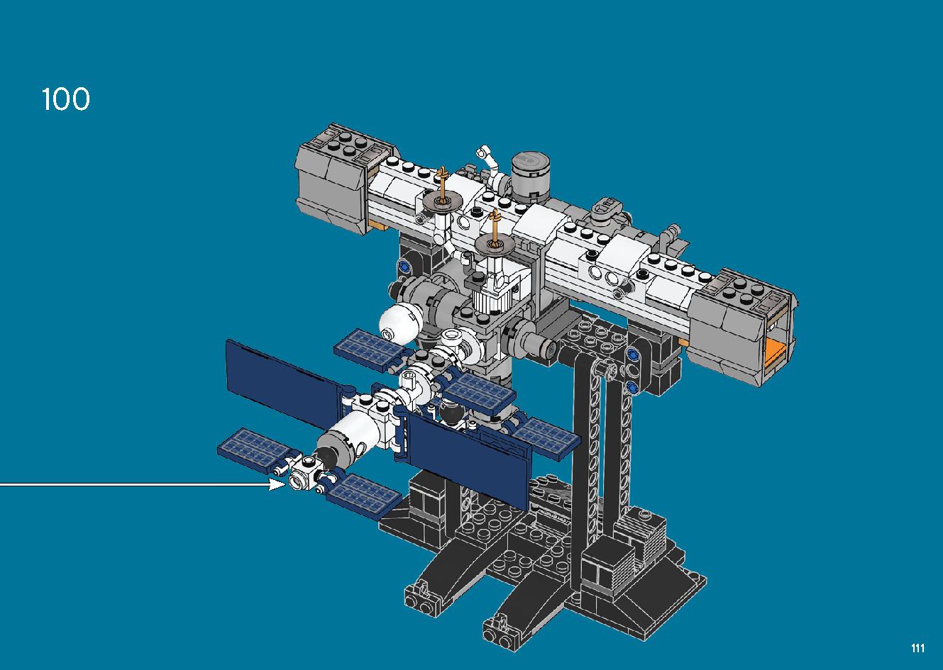 International Space Station 21321 LEGO information LEGO instructions 111 page