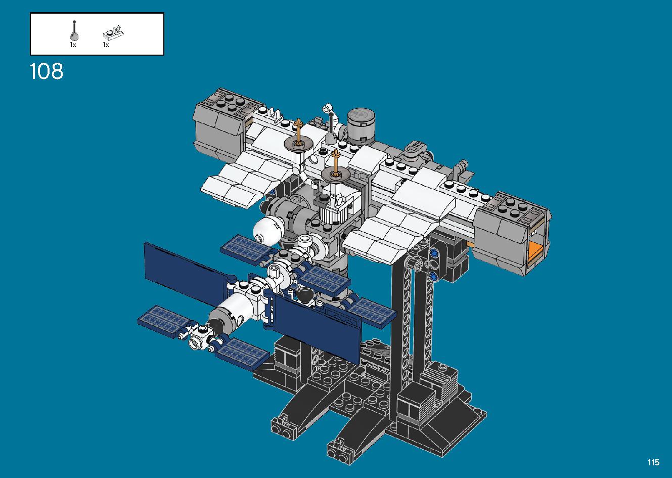 International Space Station 21321 レゴの商品情報 レゴの説明書・組立方法 115 page