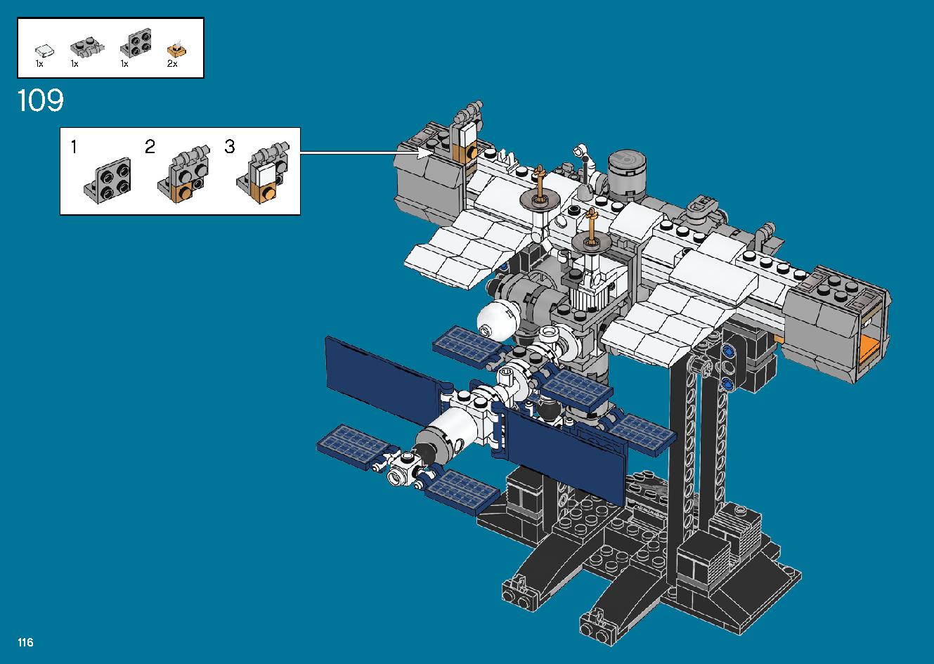International Space Station 21321 レゴの商品情報 レゴの説明書・組立方法 116 page