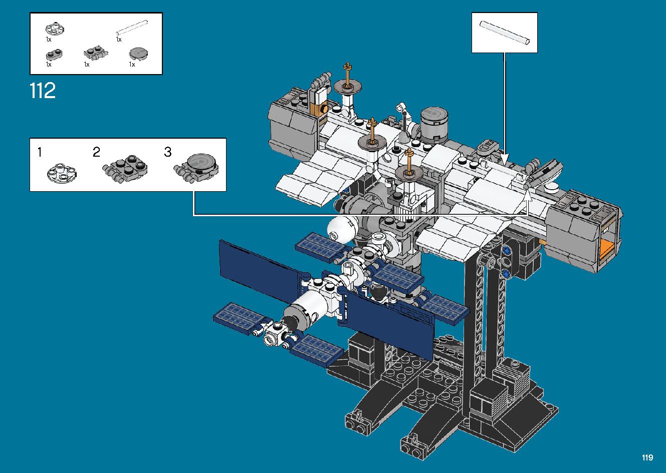 International Space Station 21321 LEGO information LEGO instructions 119 page