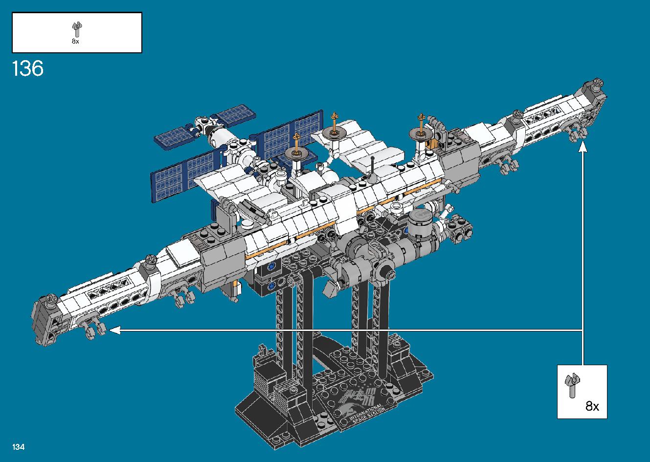 International Space Station 21321 LEGO information LEGO instructions 134 page
