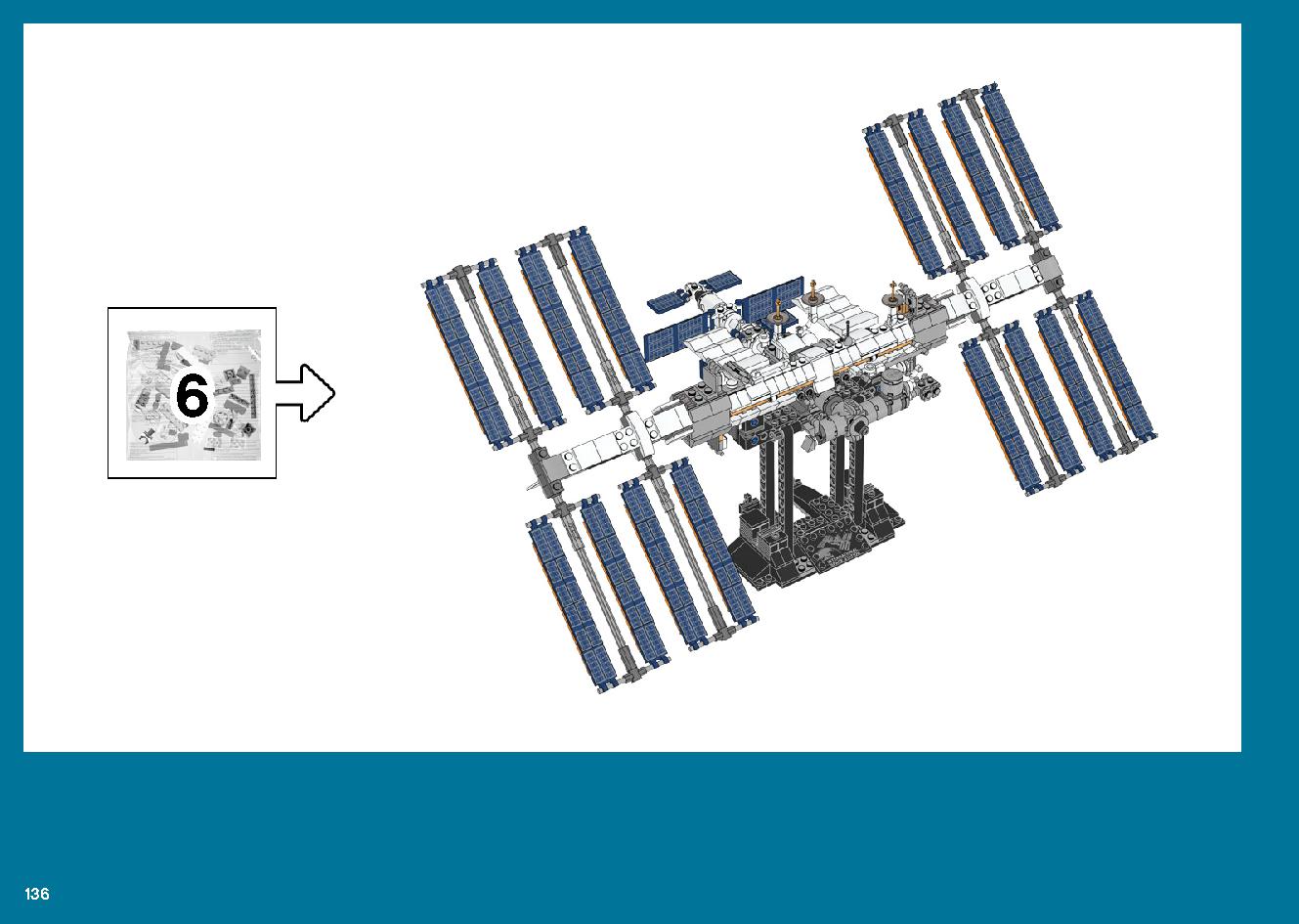 International Space Station 21321 LEGO information LEGO instructions 136 page