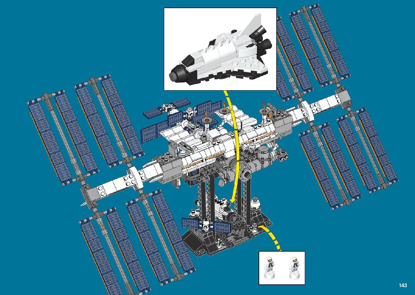 국제 우주 정거장 21321 레고 세트 제품정보 레고 조립설명서 143 page