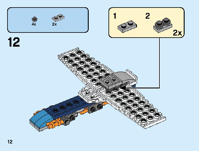 Propeller Plane 31099 LEGO information LEGO instructions 12 page
