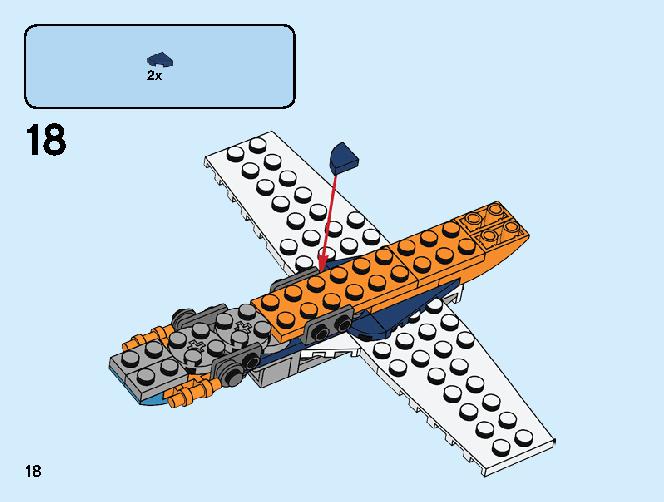 Propeller Plane 31099 LEGO information LEGO instructions 18 page
