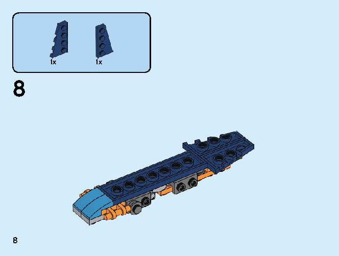Propeller Plane 31099 LEGO information LEGO instructions 8 page
