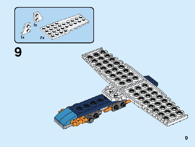 Propeller Plane 31099 LEGO information LEGO instructions 9 page