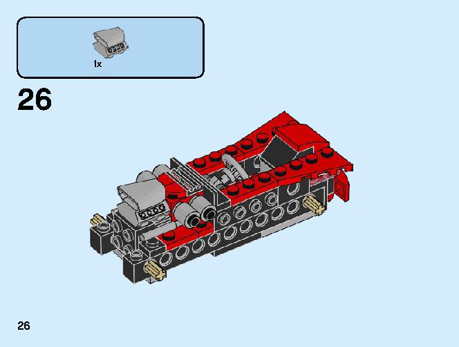 Sports Car 31100 LEGO information LEGO instructions 26 page