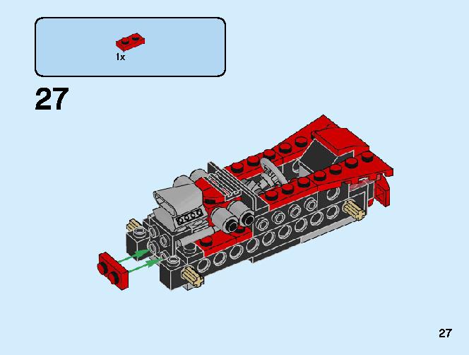 Sports Car 31100 LEGO information LEGO instructions 27 page