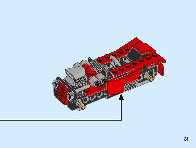 Sports Car 31100 LEGO information LEGO instructions 31 page