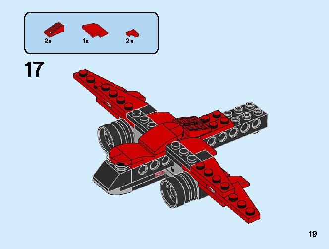 Sports Car 31100 LEGO information LEGO instructions 19 page