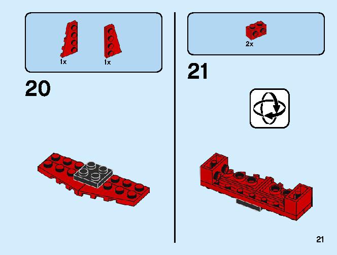 Sports Car 31100 LEGO information LEGO instructions 21 page