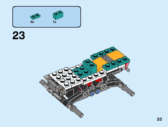 몬스터 트럭 31101 레고 세트 제품정보 레고 조립설명서 33 page