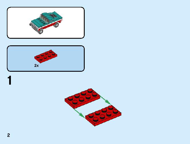 Monster Truck 31101 LEGO information LEGO instructions 2 page