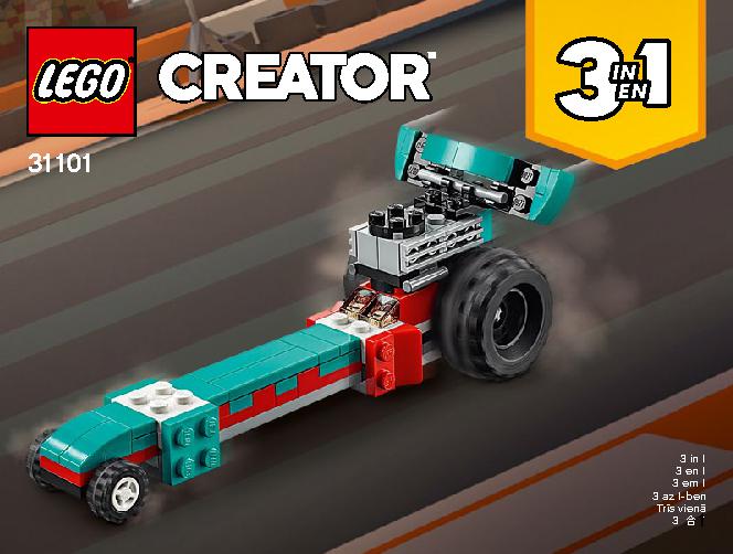 Monster Truck 31101 LEGO information LEGO instructions 1 page