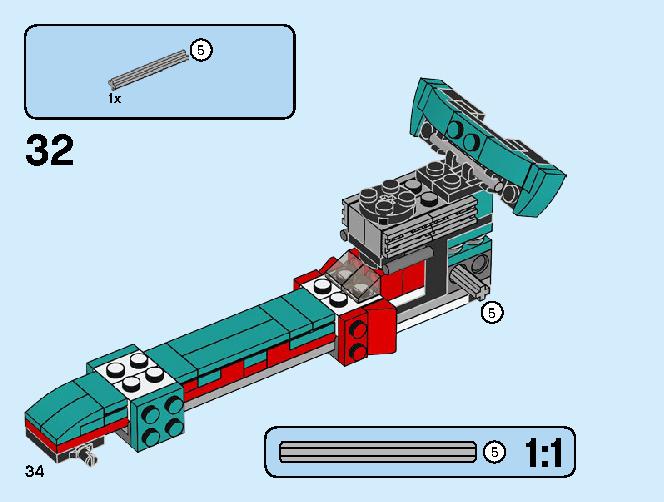 Monster Truck 31101 LEGO information LEGO instructions 34 page