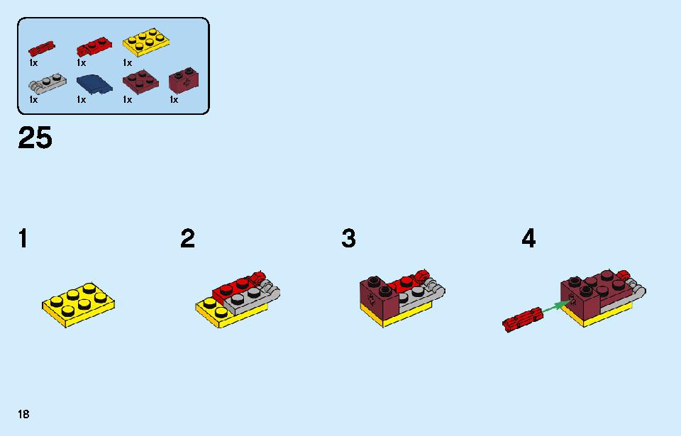 Fire Dragon 31102 LEGO information LEGO instructions 18 page