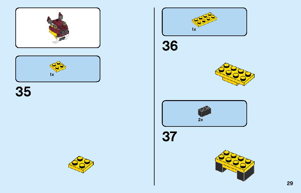 Fire Dragon 31102 LEGO information LEGO instructions 29 page