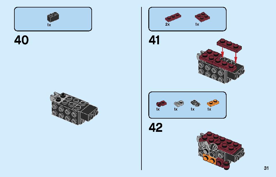 Fire Dragon 31102 LEGO information LEGO instructions 31 page