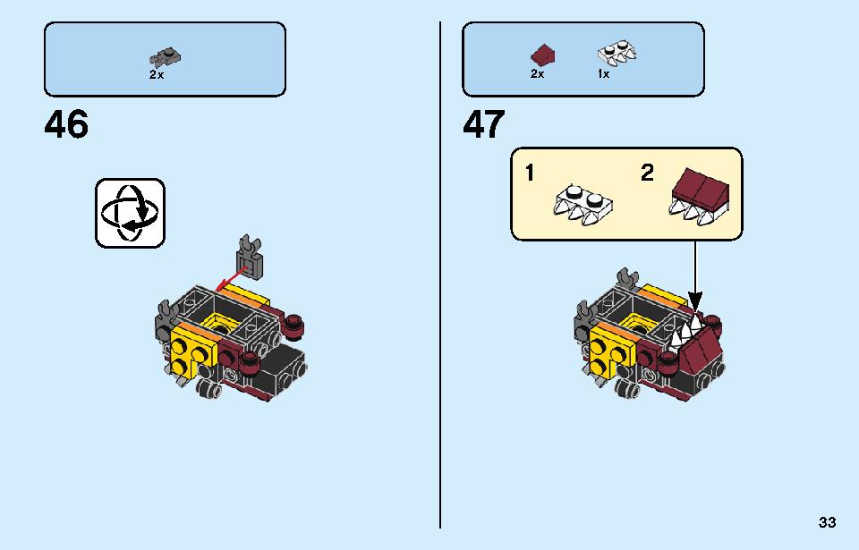 Fire Dragon 31102 LEGO information LEGO instructions 33 page