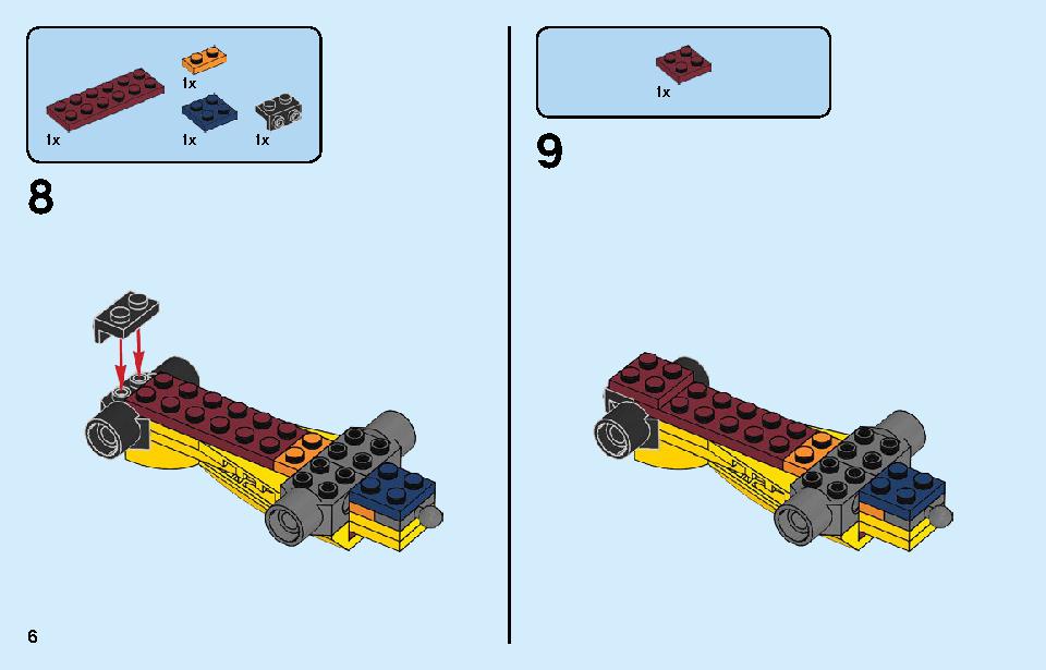 Fire Dragon 31102 LEGO information LEGO instructions 6 page