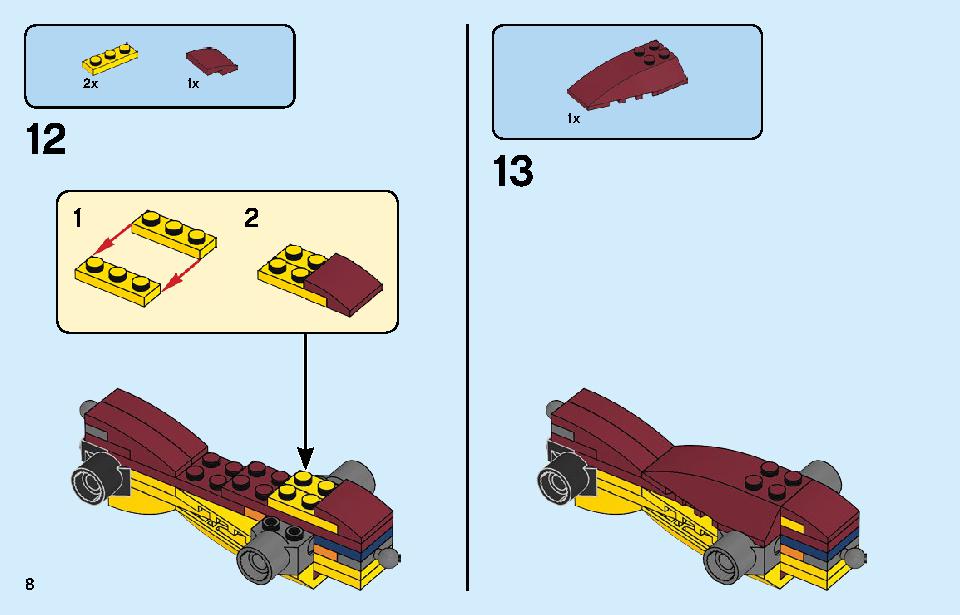 Fire Dragon 31102 LEGO information LEGO instructions 8 page