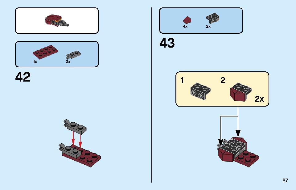 Fire Dragon 31102 LEGO information LEGO instructions 27 page