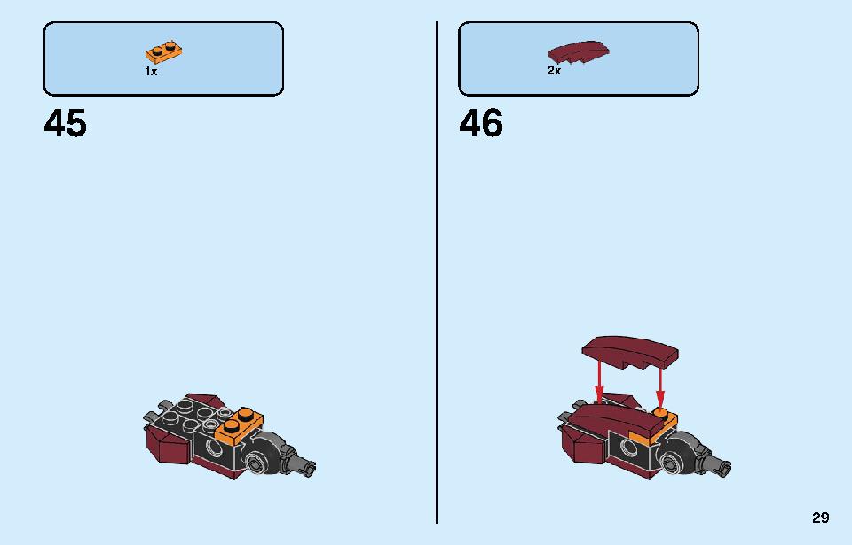 Fire Dragon 31102 LEGO information LEGO instructions 29 page