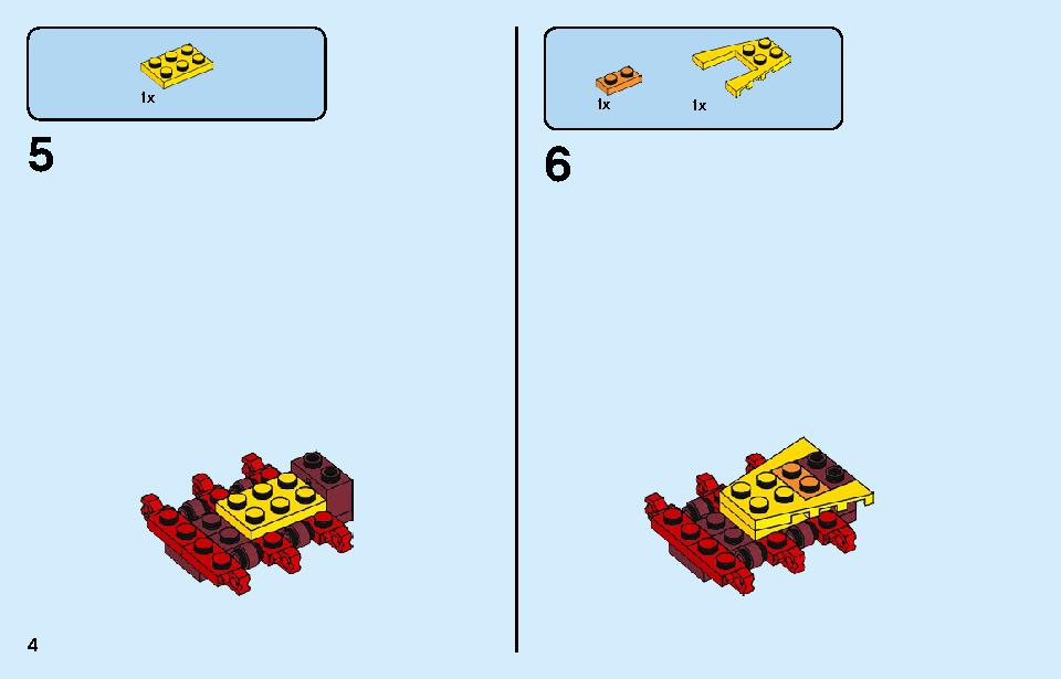 Fire Dragon 31102 LEGO information LEGO instructions 4 page