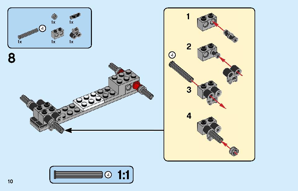 ロケットトラック 31103 レゴの商品情報 レゴの説明書・組立方法 10 page