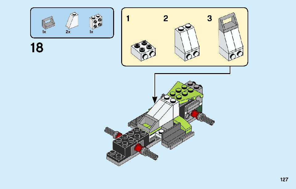 ロケットトラック 31103 レゴの商品情報 レゴの説明書・組立方法 127 page