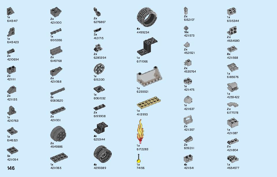 ロケットトラック 31103 レゴの商品情報 レゴの説明書・組立方法 146 page