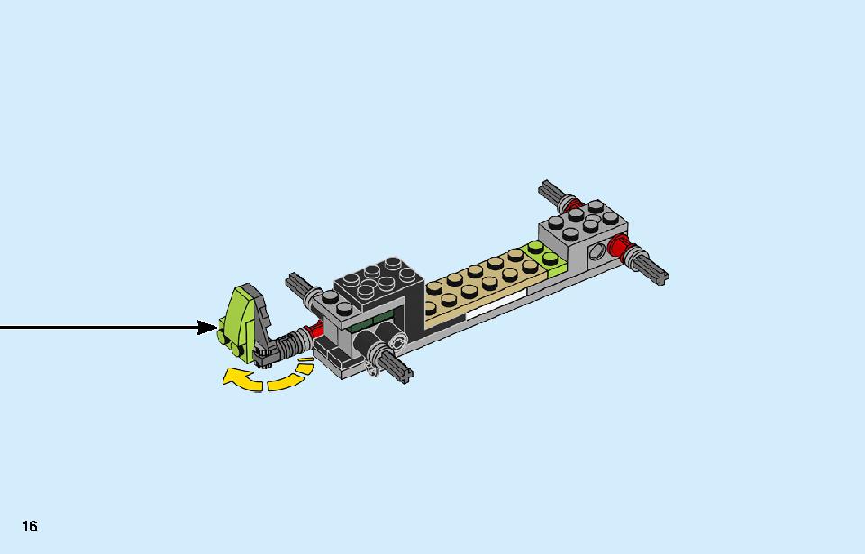 ロケットトラック 31103 レゴの商品情報 レゴの説明書・組立方法 16 page