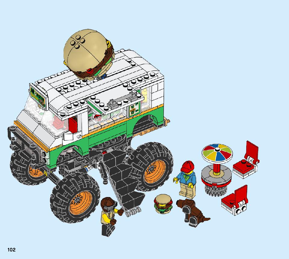 Monster Burger Truck 31104 LEGO information LEGO instructions 102 page