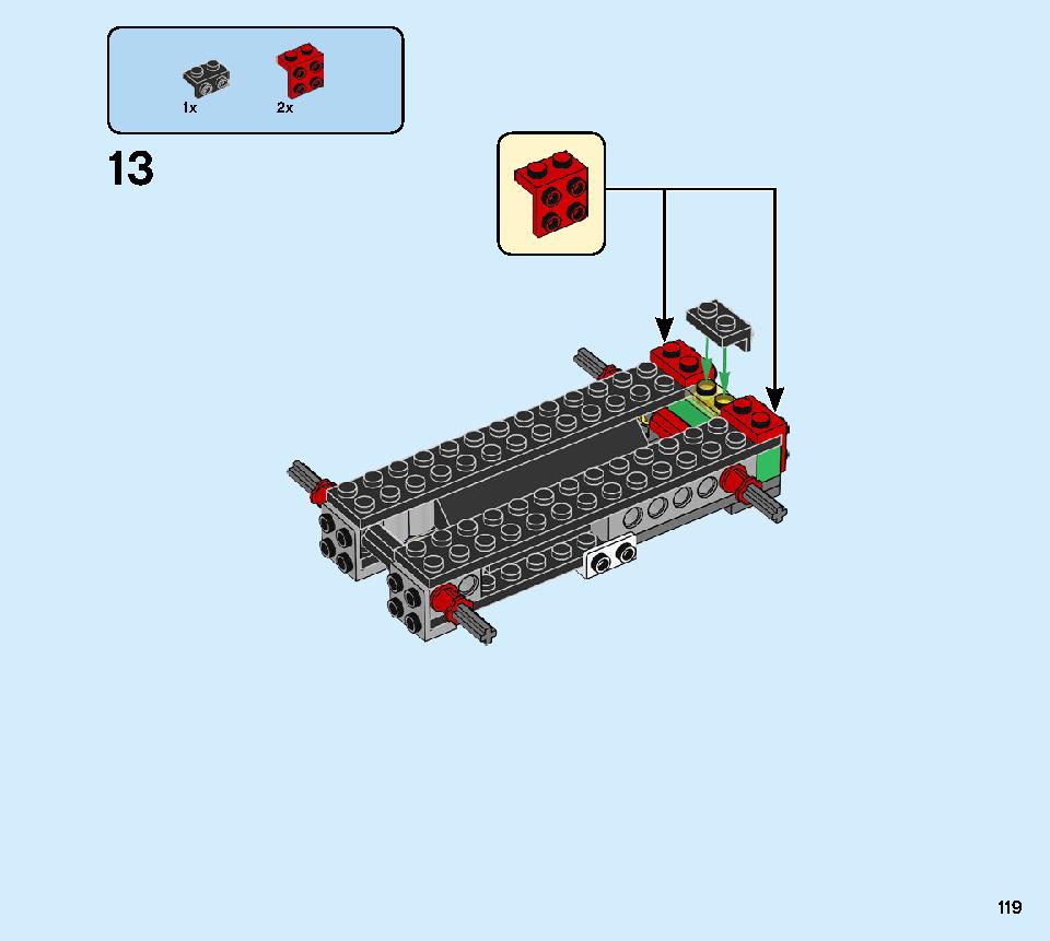 몬스터 버거 트럭 31104 레고 세트 제품정보 레고 조립설명서 119 page