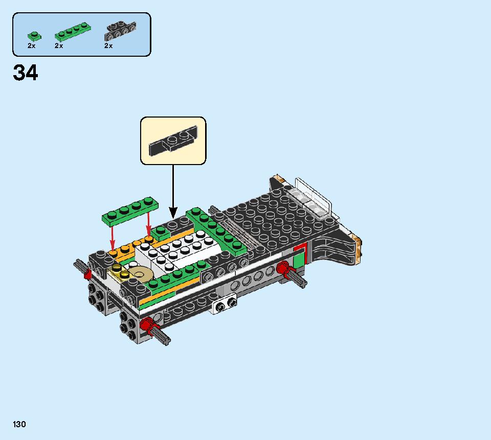 Monster Burger Truck 31104 LEGO information LEGO instructions 130 page